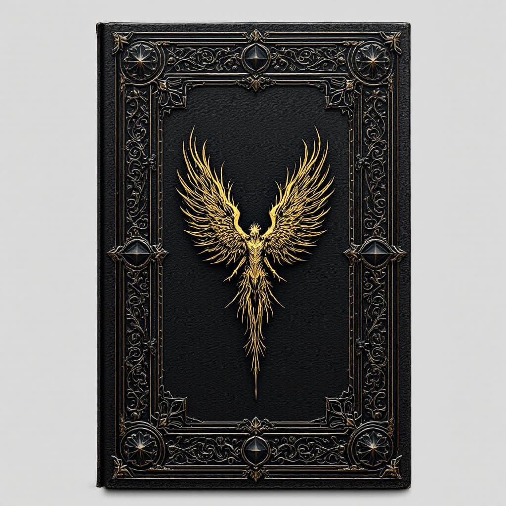 AI generated: Witch, dark, highly detailed, hyper-realistic masterpiece, ancient spell book cover
