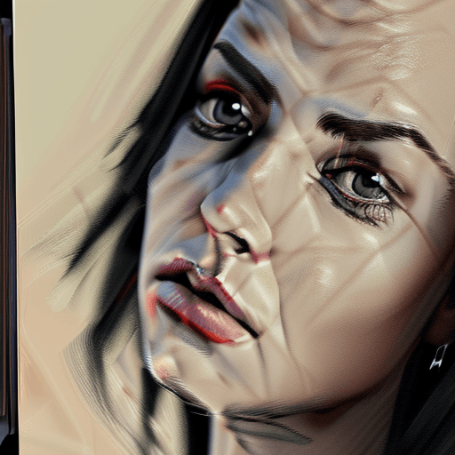 AI generated:  close-up portrait from Phoebe Tonkin. trending on artstation, hyper realism, high detail, octane re...