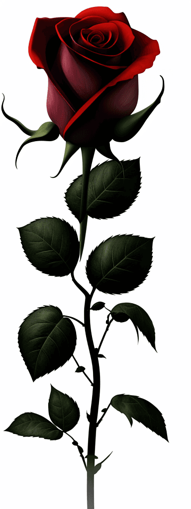 AI generated: a rose