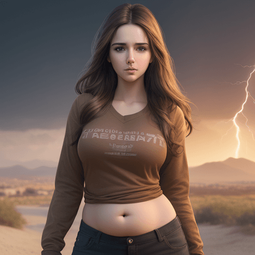 AI generated: real life photo of a hot beautiful  girl, full body photoshoot, long brown hair, brown eyes, full ro...