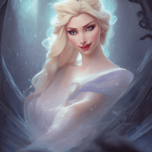 AI generated: Elsa, d & d, fantasy, intricate, elegant, highly detailed, digital painting, artstation, concept art...