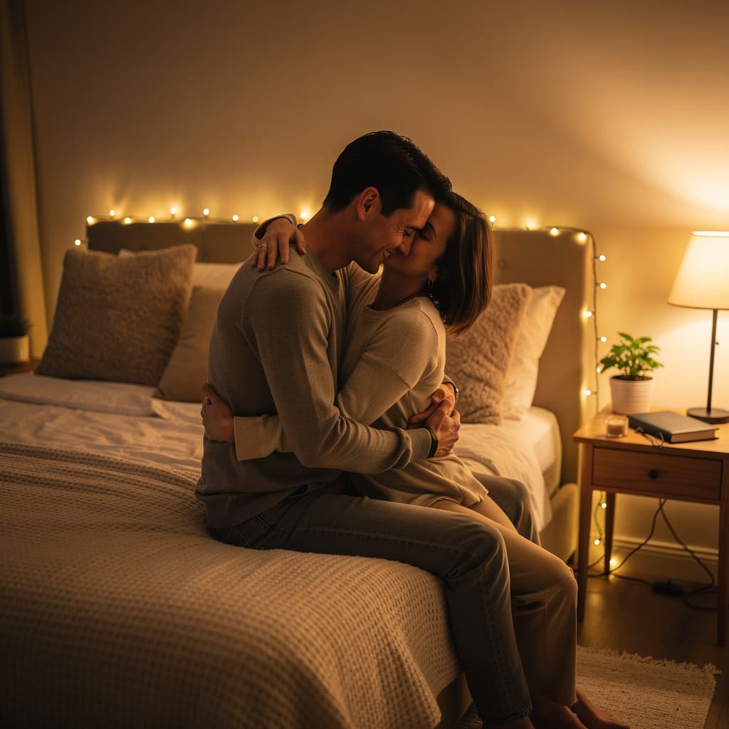 AI generated: Couples sex in bed