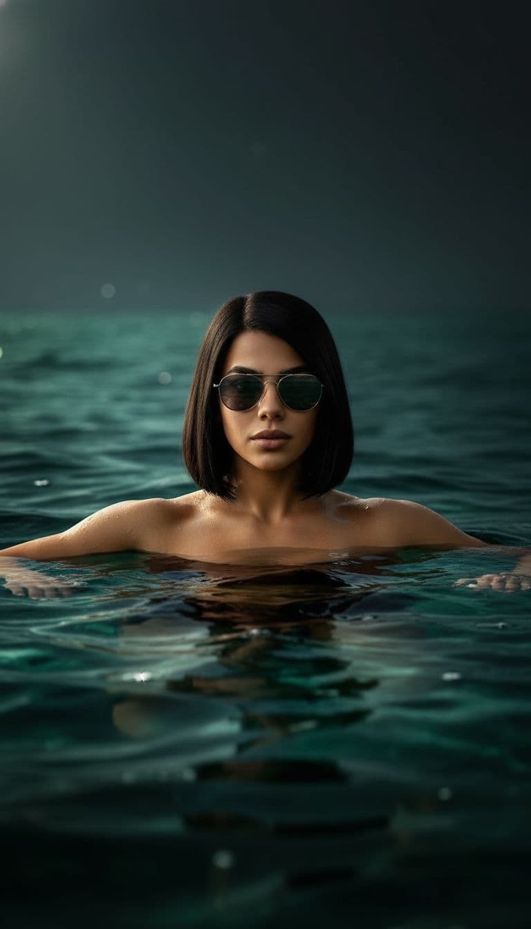 AI generated: Um retrato cinematográfico de tirar o fôlego, ultra-realista e em plano médio, de uma pessoa (preser...