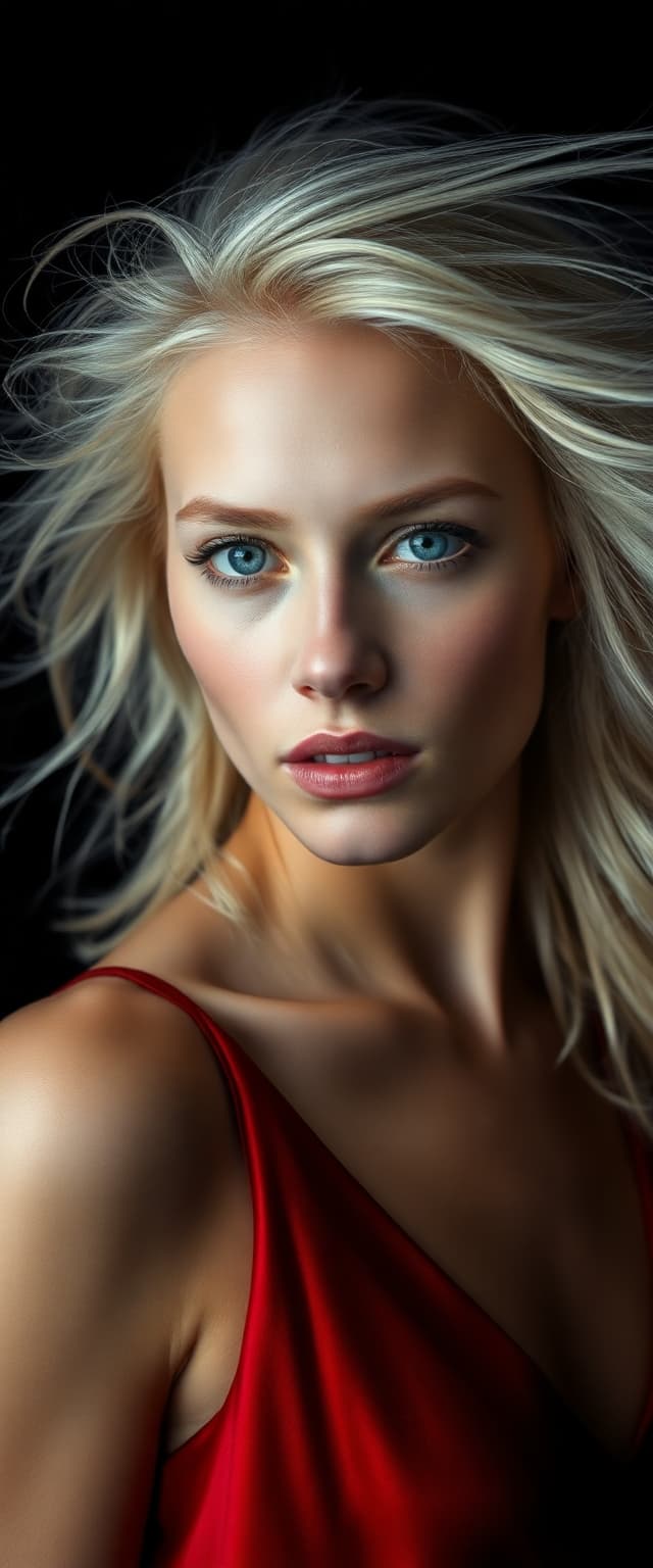 AI generated: "Image is a high resolution full-hight vertical portrait photograph. Dramatic cinematic style, super...