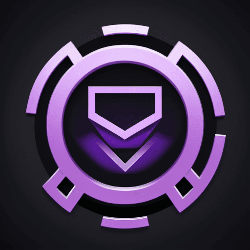 AI generated: a logo for an email encryption app.
The app is called pgp pro. The main colors are black and purple