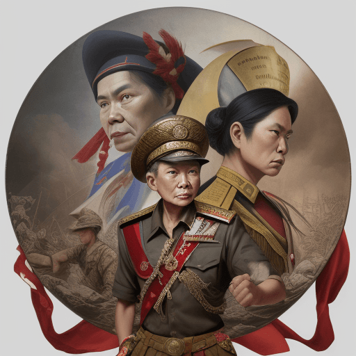 AI generated: a artwork that interpret the Philippine history now