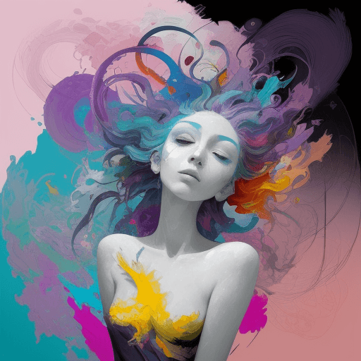 AI generated: Artistic fusion of various styles and mediums, creating a visually stunning and eclectic artwork. Co...