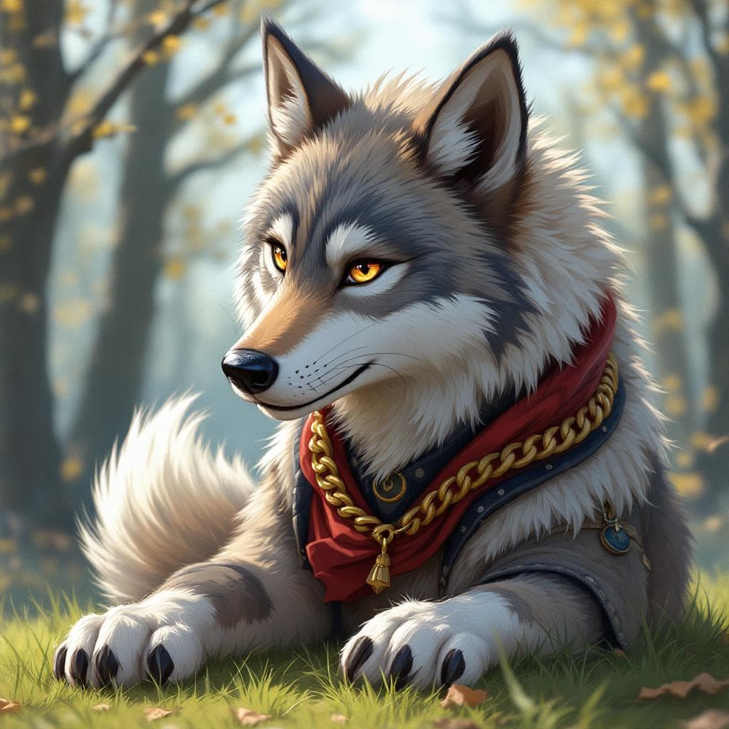 AI generated: mistoon anime, yiff wolf,