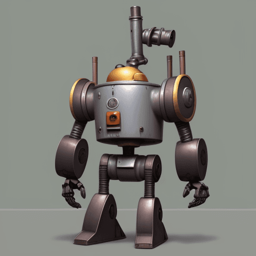 AI generated: 
hrdina robot pre pc hru

