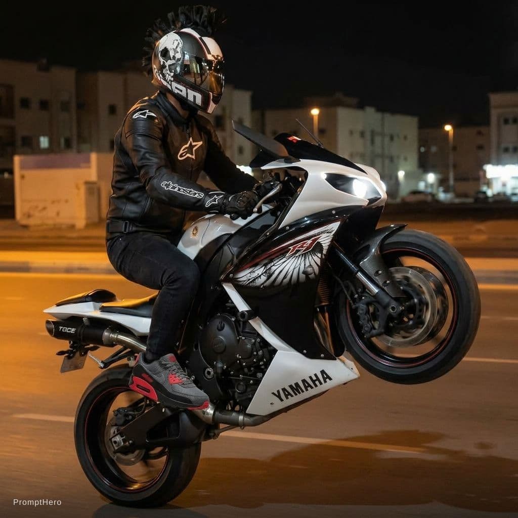 AI generated: Change biker shoes to be the uploaded shoes 