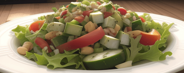 DreamShaper prompt: vegetable salad