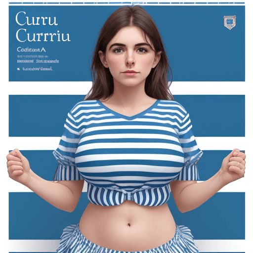 AI generated: I want a cover with a blue and white striped flag that says "Colorea txuri-urdin"

