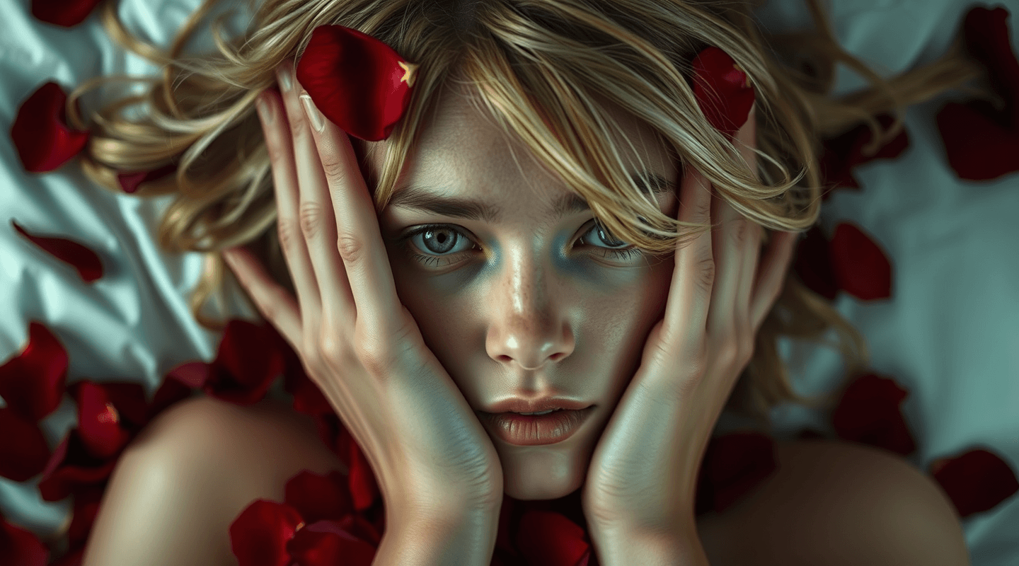 AI generated: DLSR photograph of a girl, well fit perfect torso, proportions are consistent, messy blond loose hai...