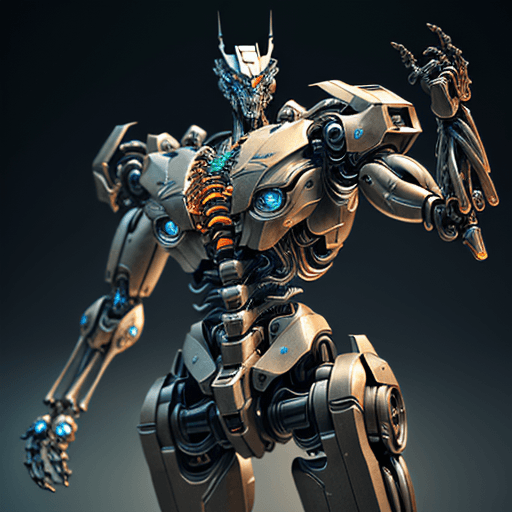 AI generated: masterpiece, A transformer, Biomechanical, Biomechanical creatures, Bio mechanical, Cyborg, Cyborg s...