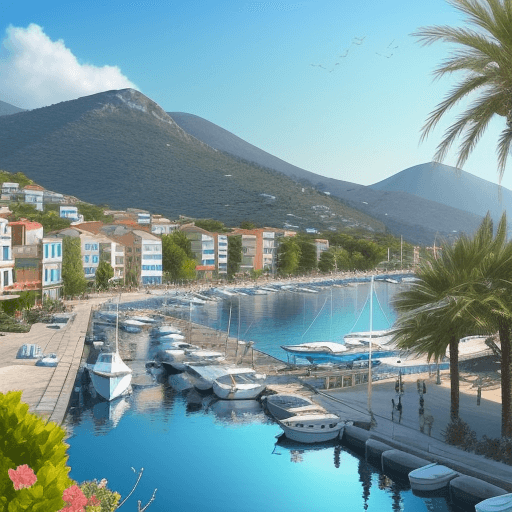 AI generated: Craft a clean and evocative prompt that captures the authentic essence of Marmaris during daylight. ...