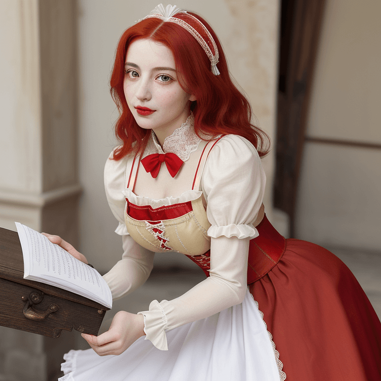 AI generated: Character: Italian woman named Isabella, description: hardworking (tireless) and dedicated, appearan...