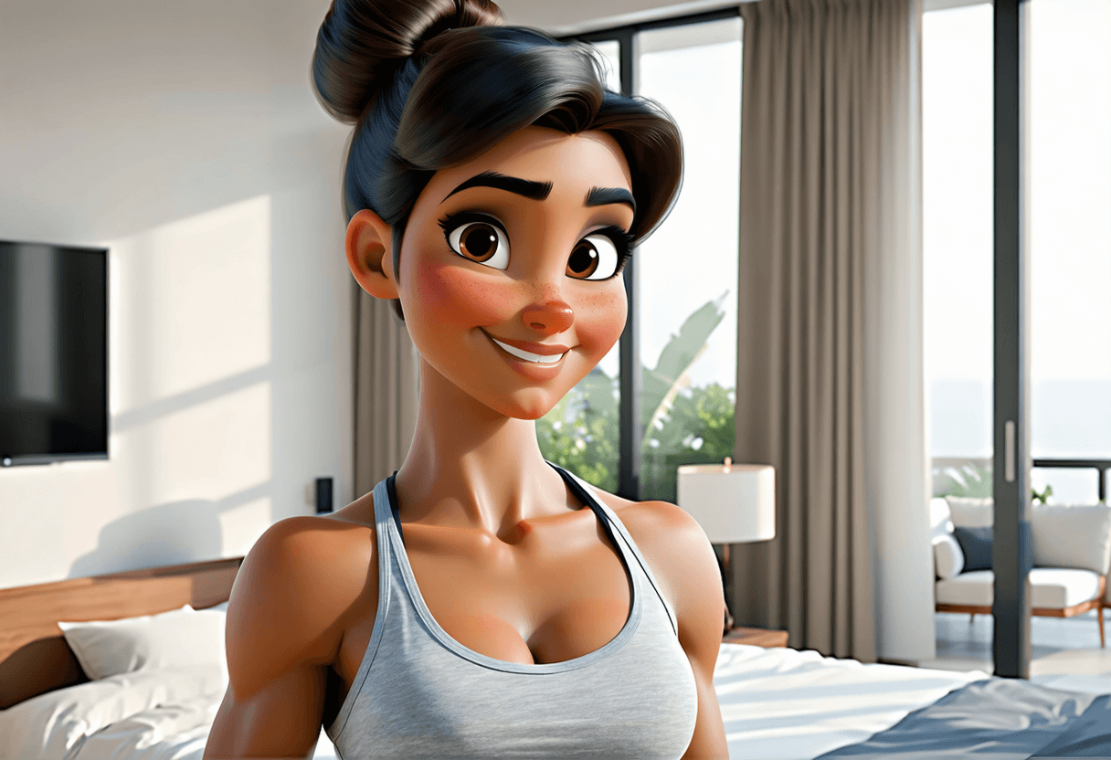 AI generated: 3D animated Disney Pixar–style character created directly from the provided reference photo.

The ch...