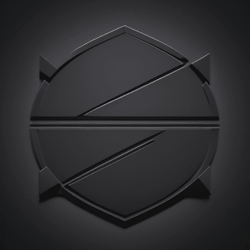 AI generated: create logo, rude, 3D, gaming, use the letter L in the middle, masterpiece, best quality, highly det...