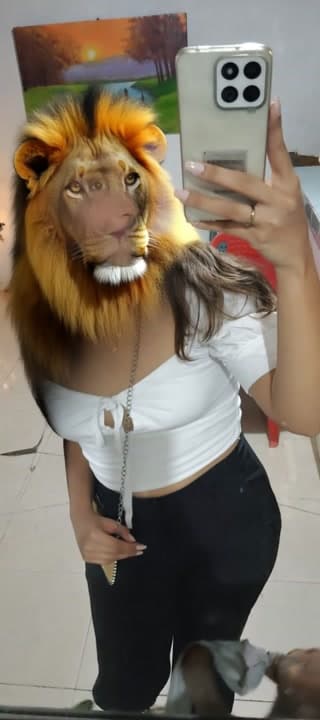 AI generated video: lion