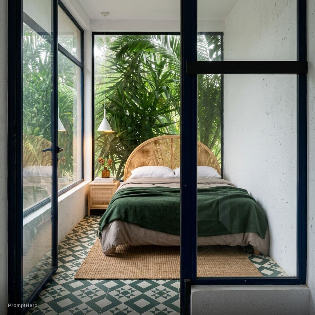 AI generated: add this bed to the room. 

Room dimensions: 2m x 3m 
Bed dimensions 2m x 1,40m