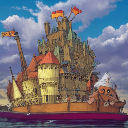 AI generated: howl’s moving castle in Windsor Ontario