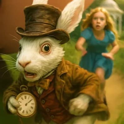 AI generated video: animalos corriendo 
