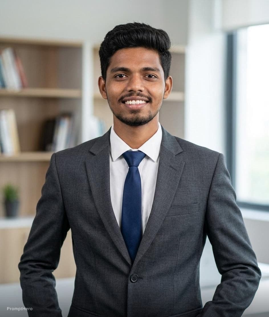 AI generated: A man looking like professional and wearing suit and for linkidin profile