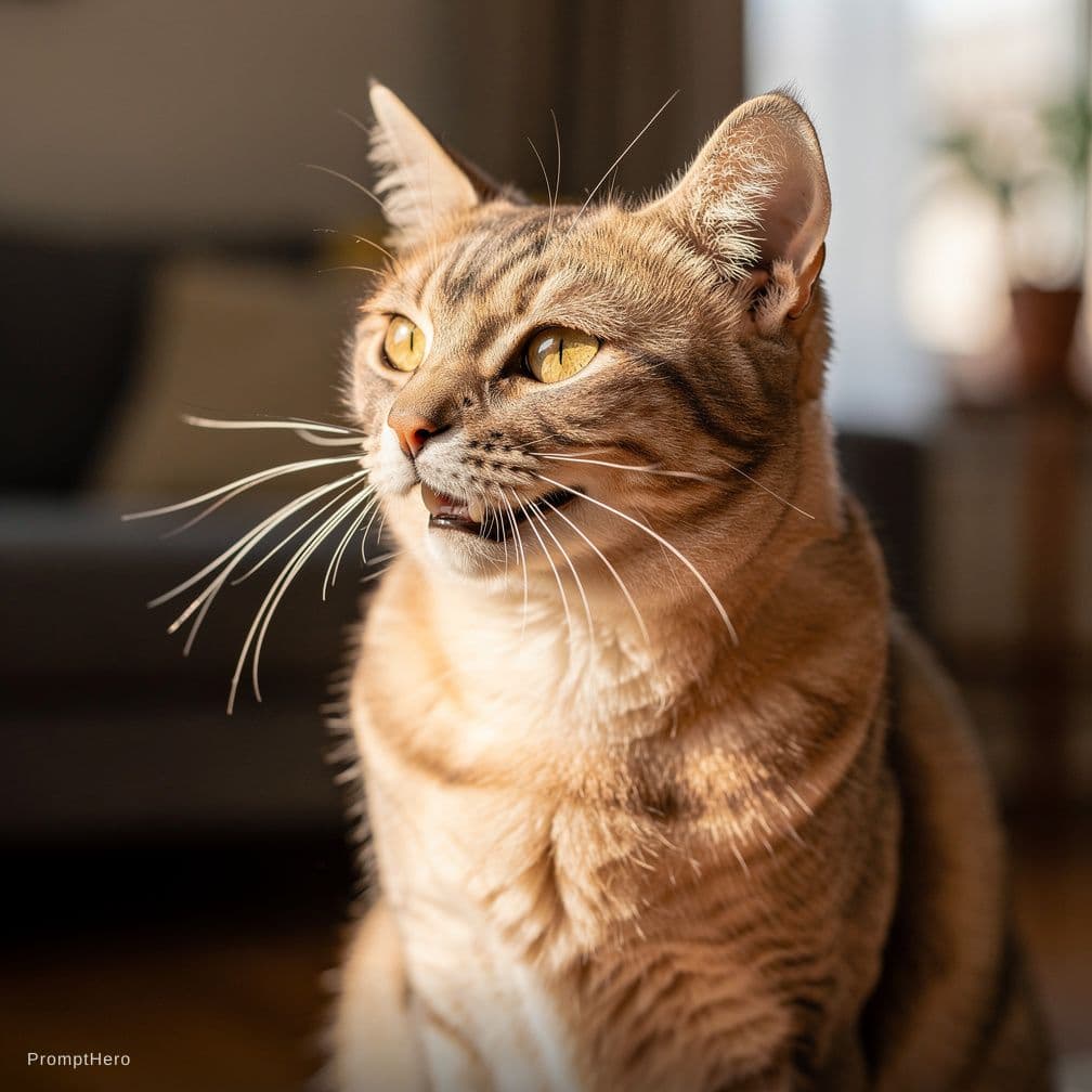 AI generated: a happy cat