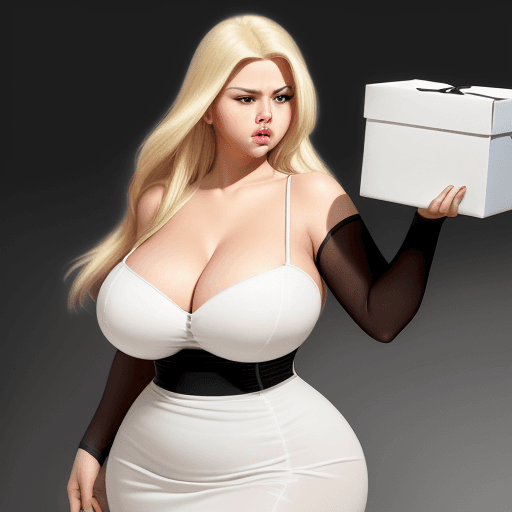 AI generated: Hyper realistic Curvy,White,Blonde breast size:85 age:50 
Black dress
Black Stockings
face very simi...