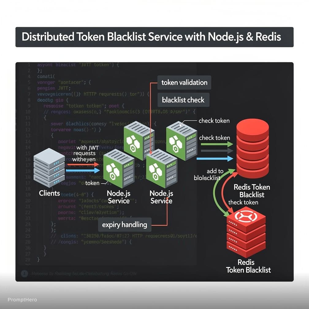 AI generated: How to Build a Distributed Token Blacklist Service in Node.js with Redis?