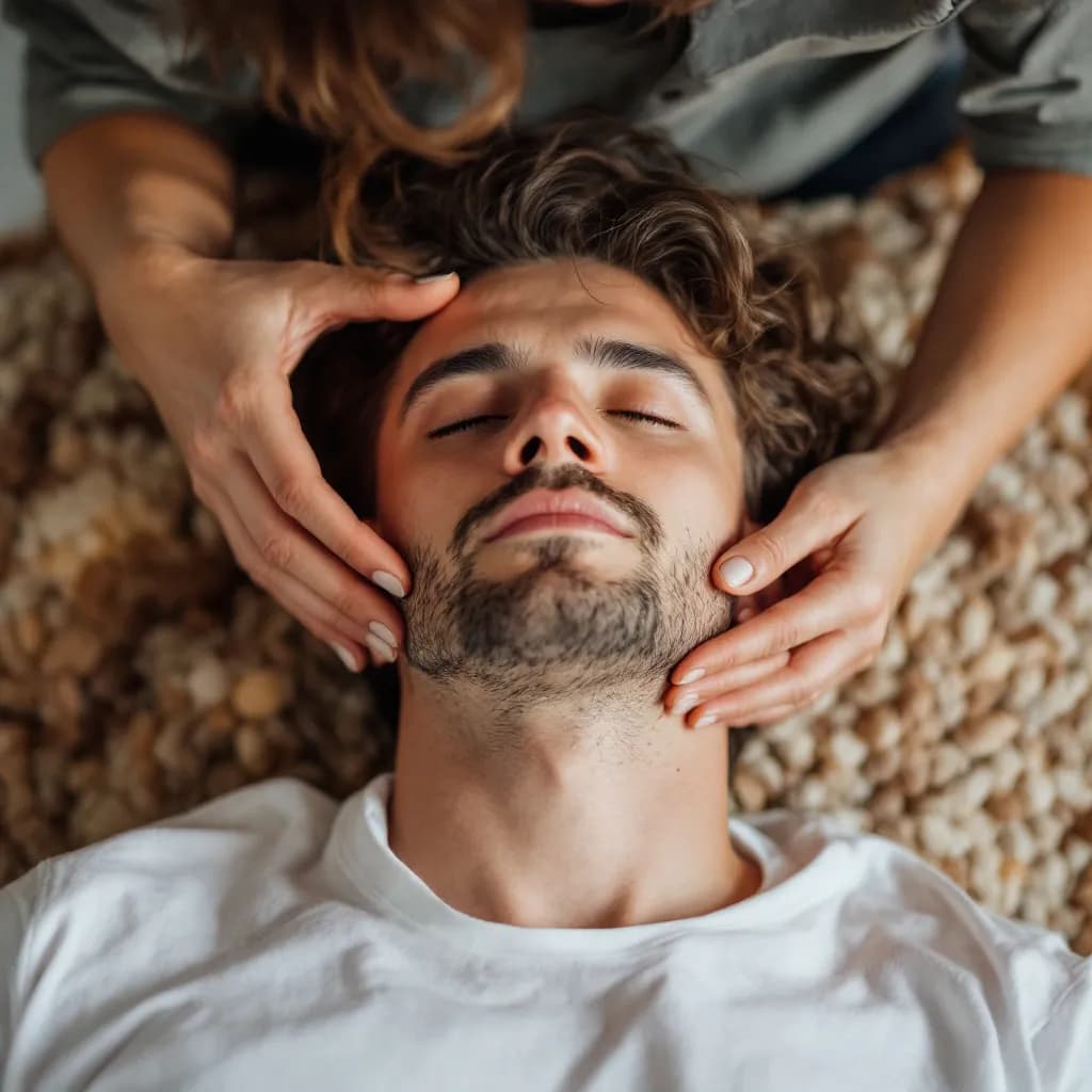 AI generated: woman sitting on mans face