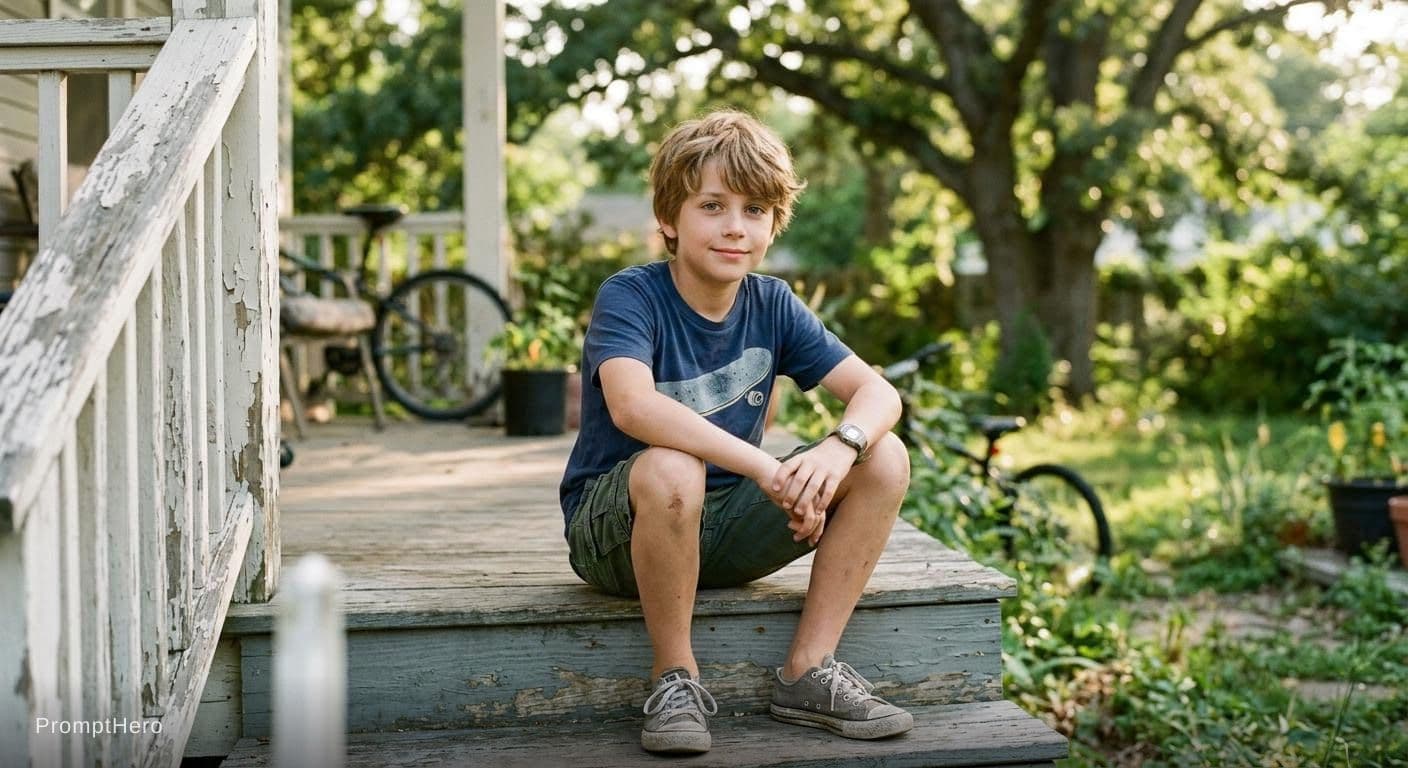 AI generated: 11yo boy