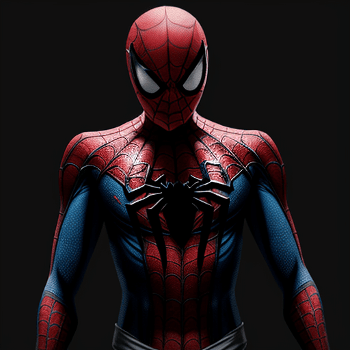 AI generated: zombie spiderman
