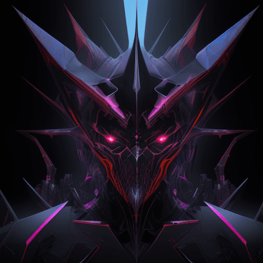 AI generated: Complex devilish background A Complex  Devilcore, in a hellish background, digital art with multicol...