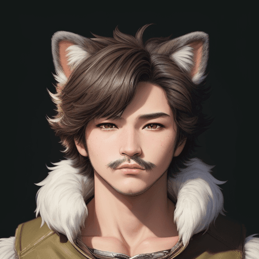 AI generated: (masterpiece:1.3),(best quality:1.2),anthro,furry,kemono,detailed_fluffy_fur,1boy,bishounen,cub,uplo...