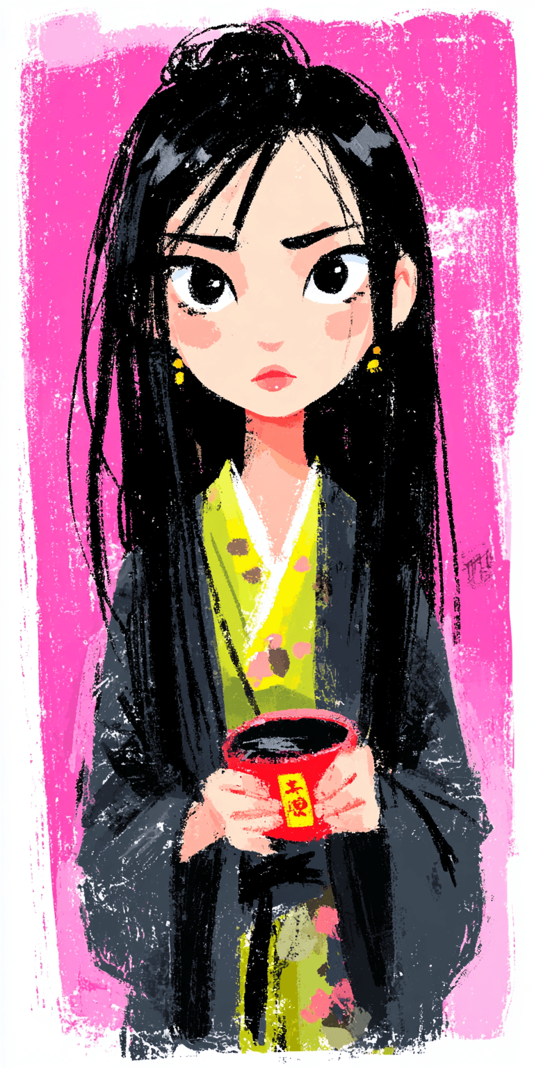 AI generated: Japanese woman, in the style of Kodak Gold 200 --chaos 75 --ar 1:2 --raw --sref 4236986405 --profile...