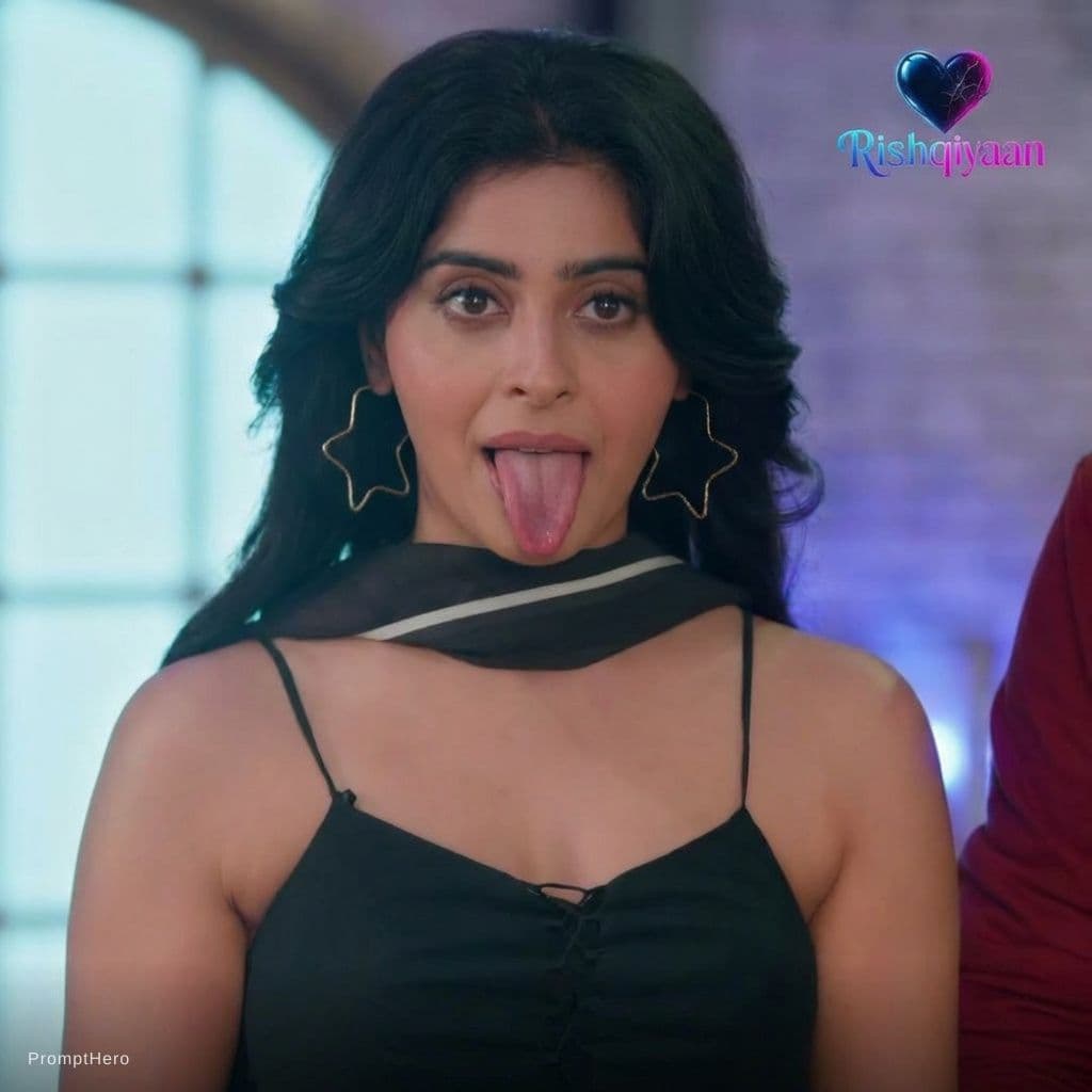 AI generated: Long tongue out more realistic