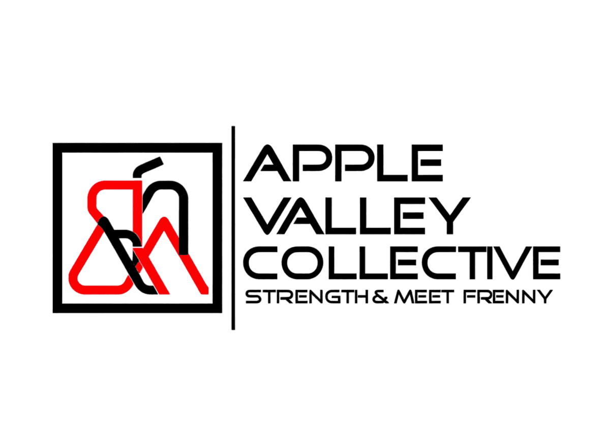 AI generated: I need a new logo made for a rebrand and an idea on a new tagline.

The name “Apple Valley Crossfi...