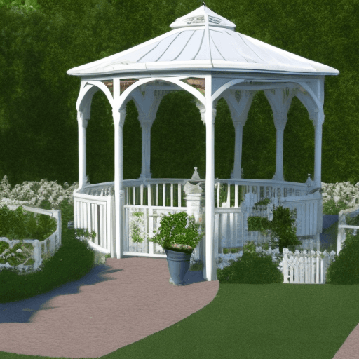 AI generated: 8k, 90s Xmen Rogue, daytime, Victorian garden, white gazebo 