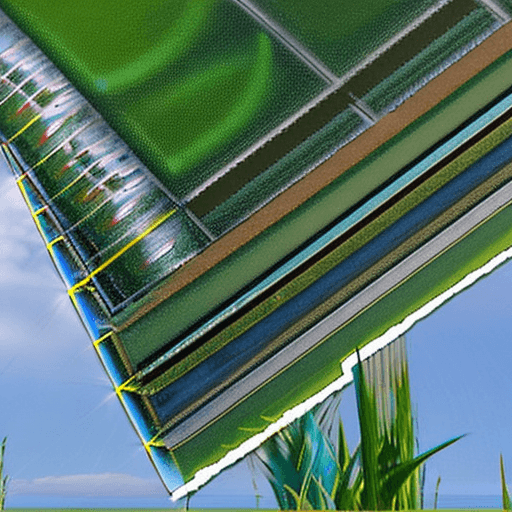 AI generated: Frutiger Aero picture, bright green fields, blue sky, cumulus clouds, soap bubbles flying in the air...