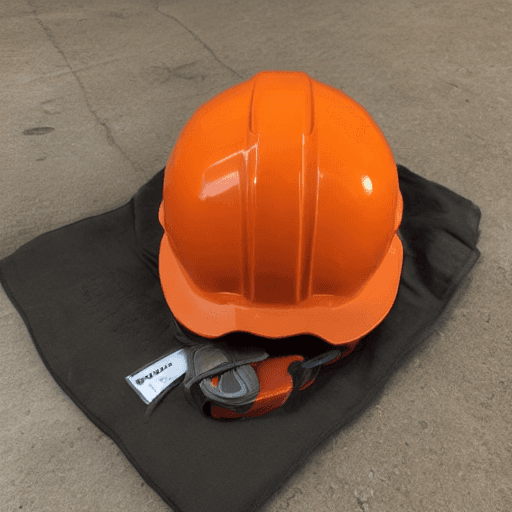 AI generated: orange worker helmet, toyota logo

