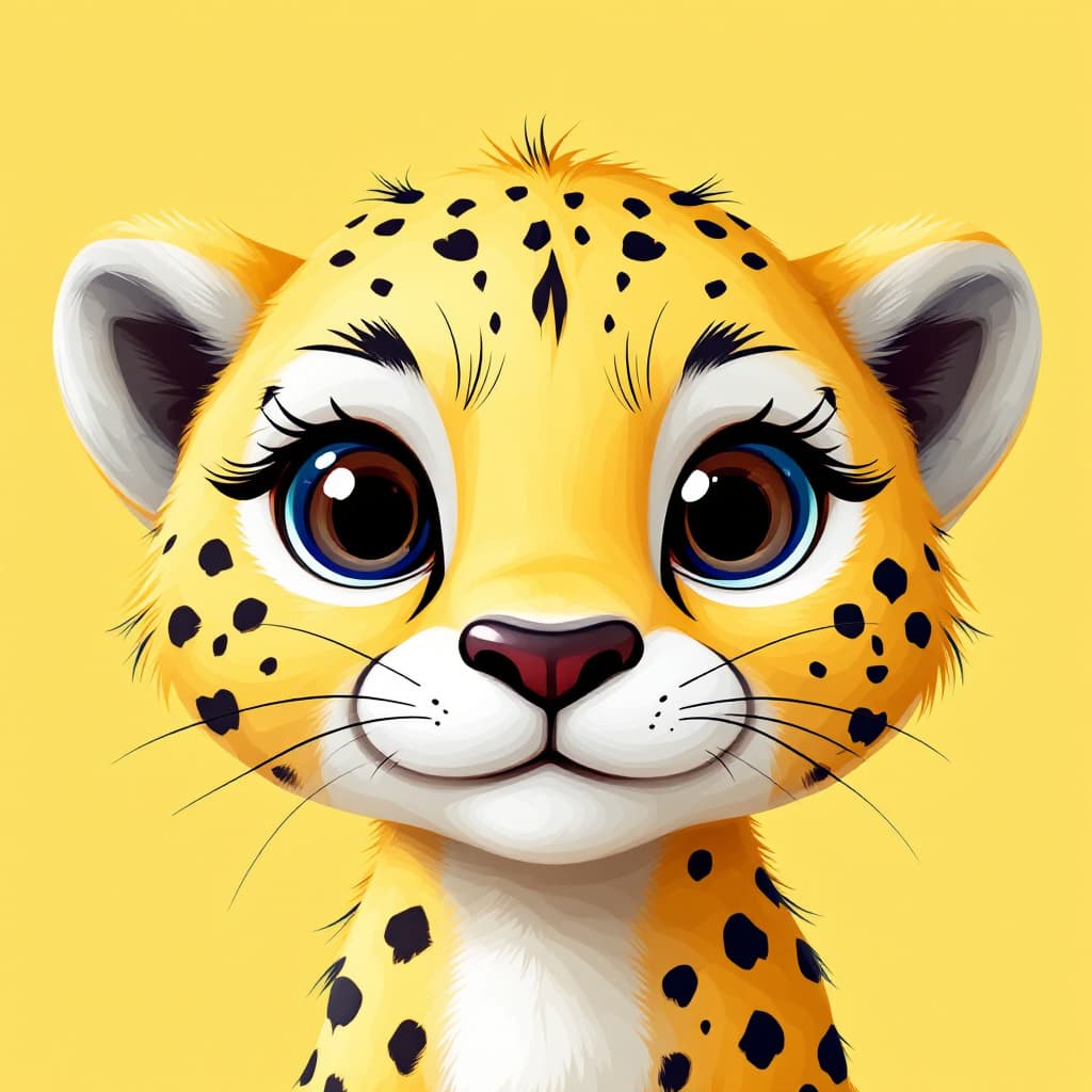 AI generated: illustration, vector cartoon-style, cute bunny face, zoom in, expressive eyes and a playful demeanor...