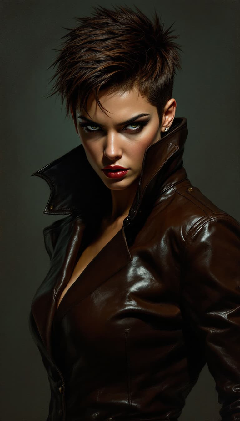 AI generated: In this magnificent hyperrealist painterly oil painting, the artist brilliantly blends styles evocat...