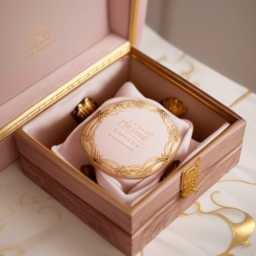 AI generated: Elegant and sophisticated flower packaging. Lexical Gustatory Synesthesia and Semitone Artistic Desi...
