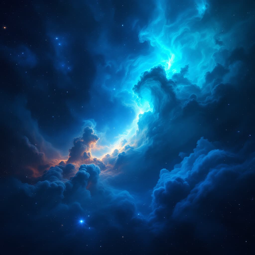 AI generated: Imagine a vast, breathtaking expanse of space, illuminated in stunning high definition with shades o...