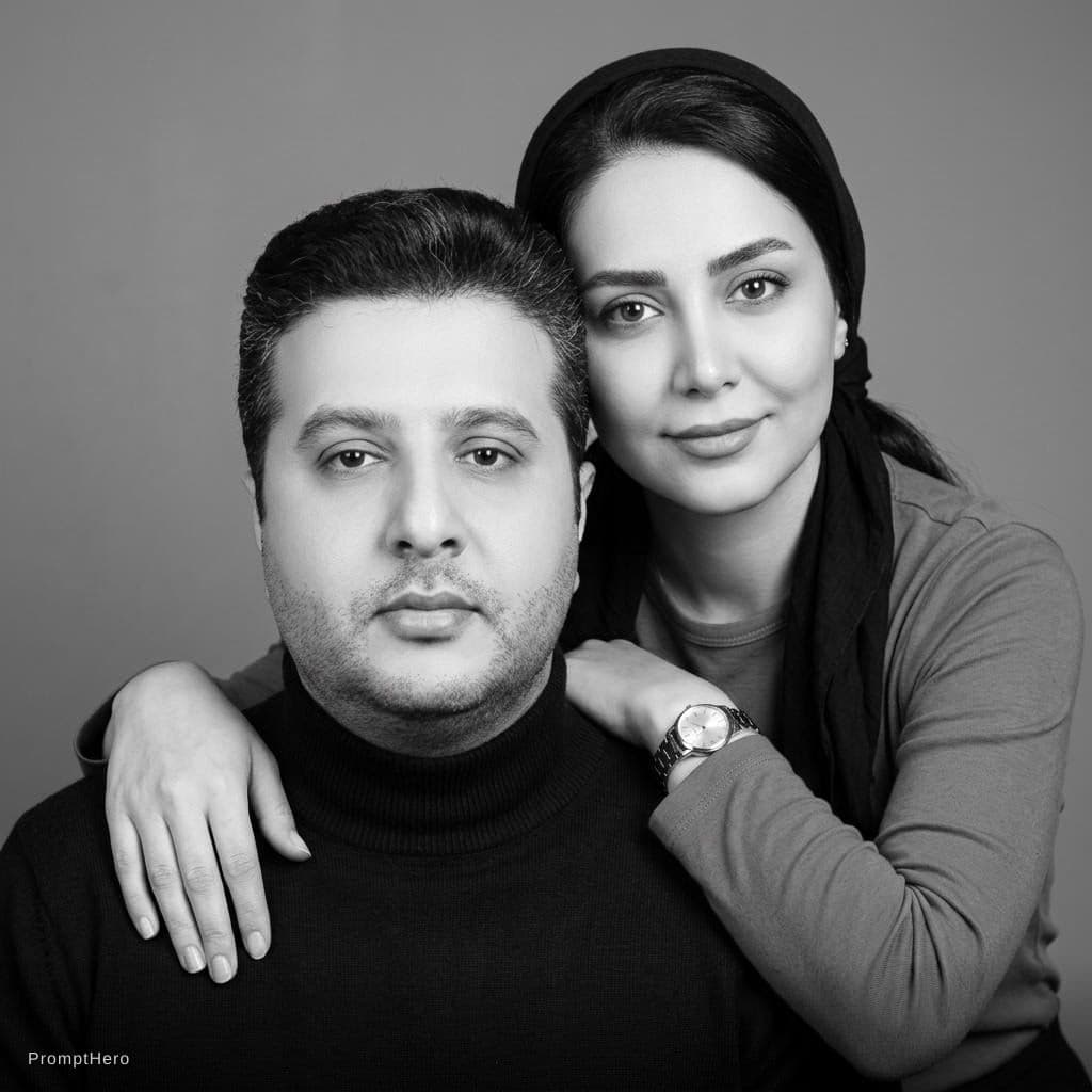 AI generated: پرامپت کاپلی 🖤
Ultra-realistic single integrated couple portrait, vertical 9:16, cinematic black-an...