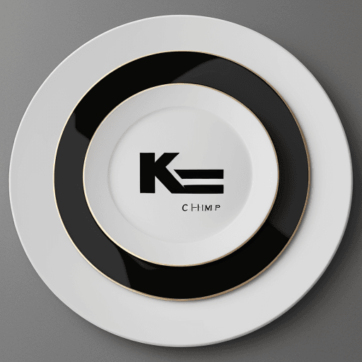 AI generated: A sleek leadership logo design for luxury champion plates, champions kitchen, incorporating minimali...