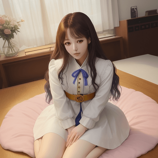 AI generated: 레오나르도 다빈치 화풍으로 모나리자와 천사를 그려주세요
