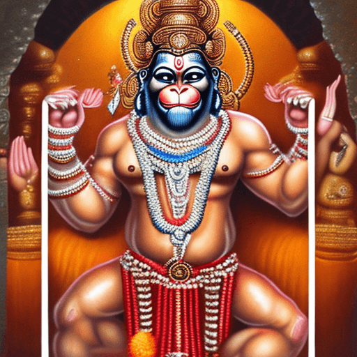 AI generated: Hanuman 