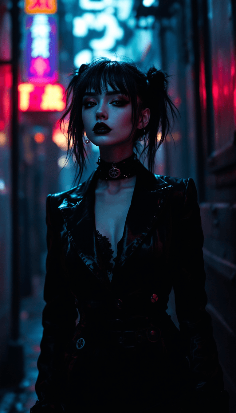 AI generated: Photorealistic composition; calm and gothic mood; even, cinematic lighting focusing on gucci style s...